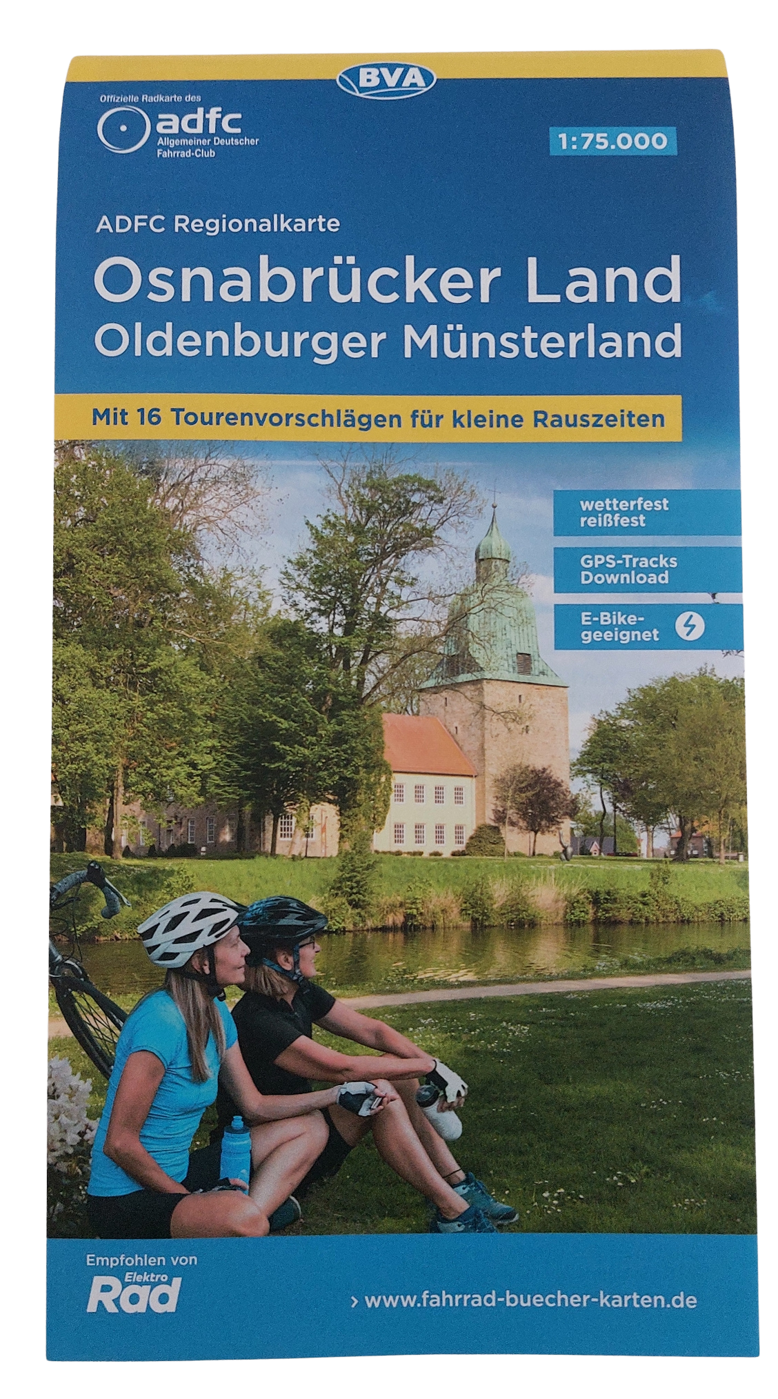 Radfahrkarte: Oldenburger Münsterland